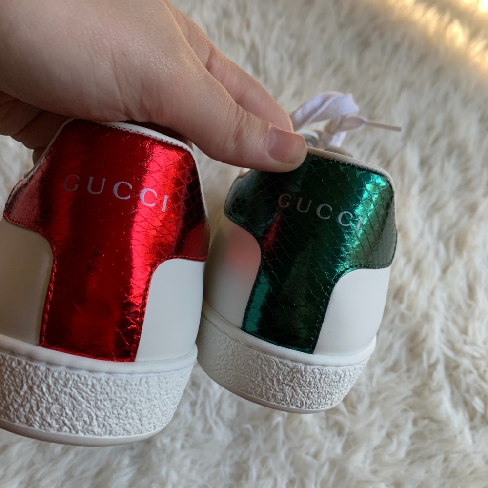 ❌SOLD❌Gucci New Ace Pineapple White Sneaker - Picture 7 of 8